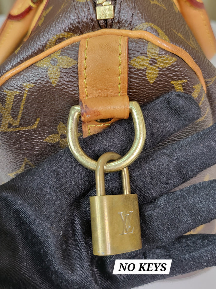 Louis Vuitton Monogram Speedy 30 Bandouliere