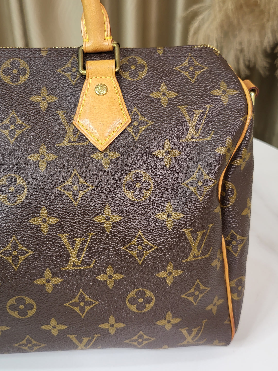 Louis Vuitton Monogram Speedy 30 Bandouliere