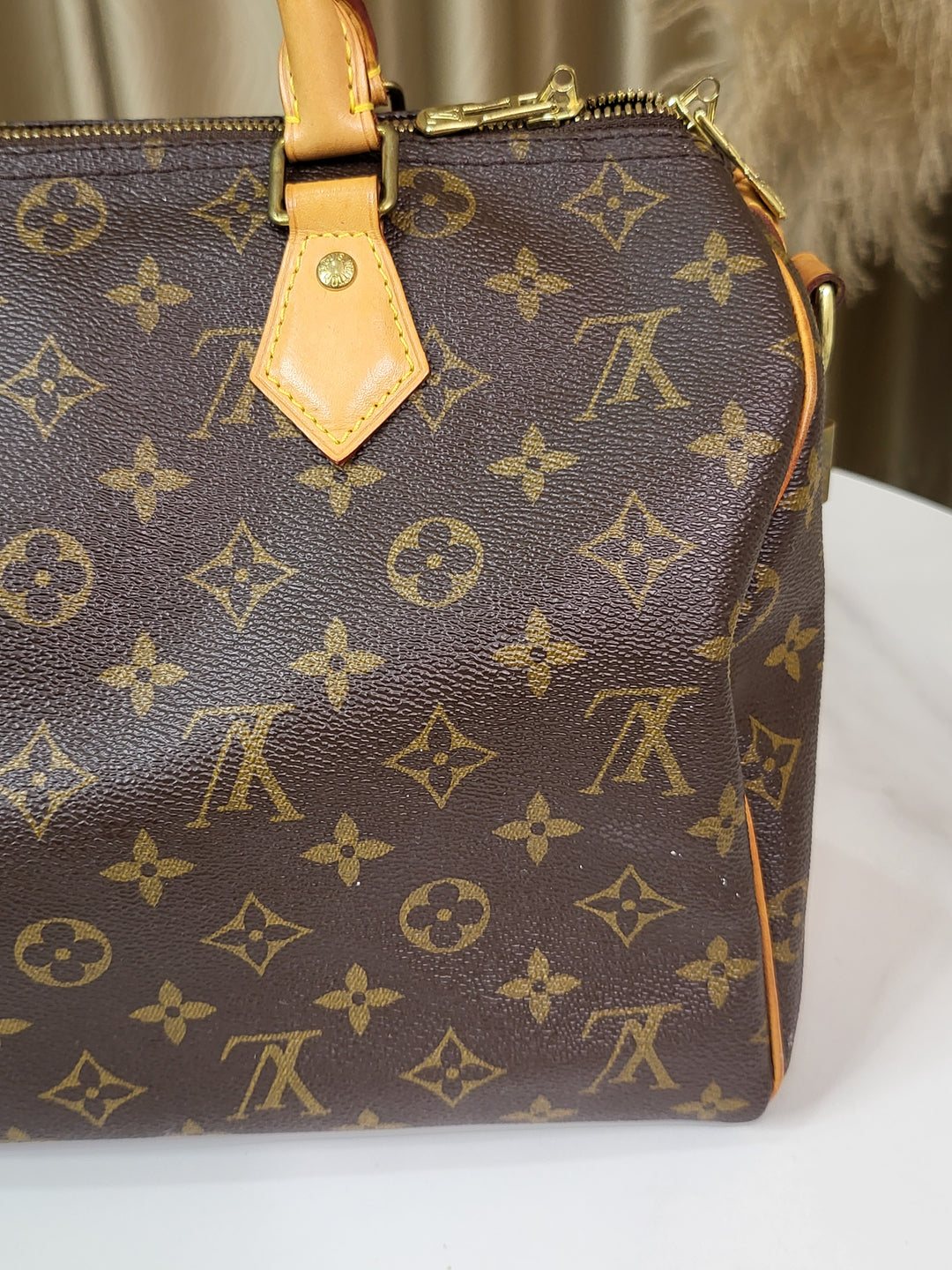 Louis Vuitton Monogram Speedy 30 Bandouliere