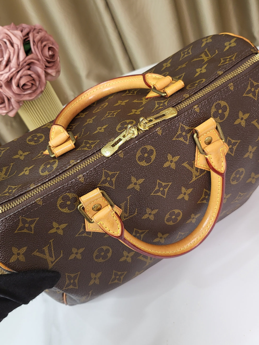 Louis Vuitton Monogram Speedy 30 Bandouliere