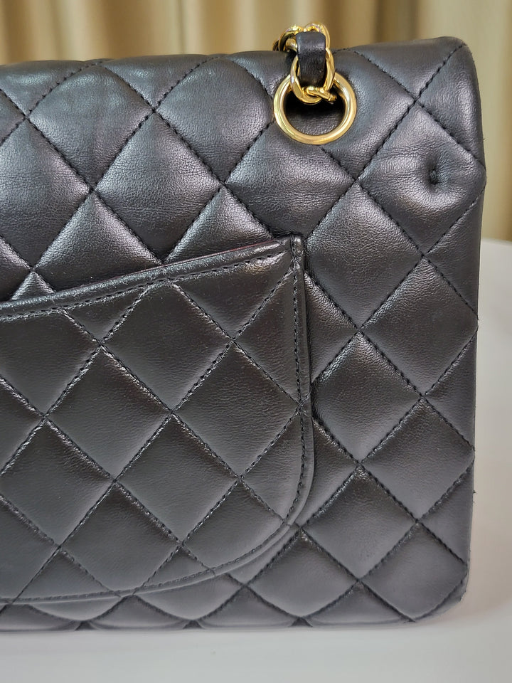 Chanel Lambskin Double Flap Medium