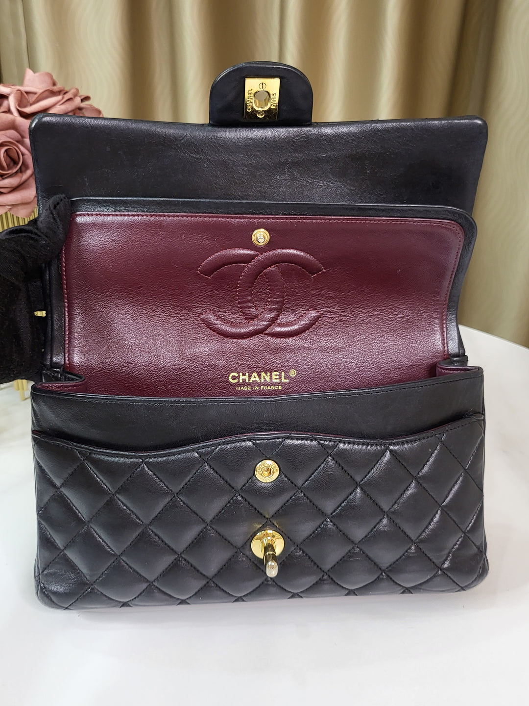 Chanel Lambskin Double Flap Medium