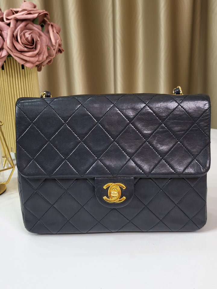 Chanel Lambskin Vintage Square Flap Small