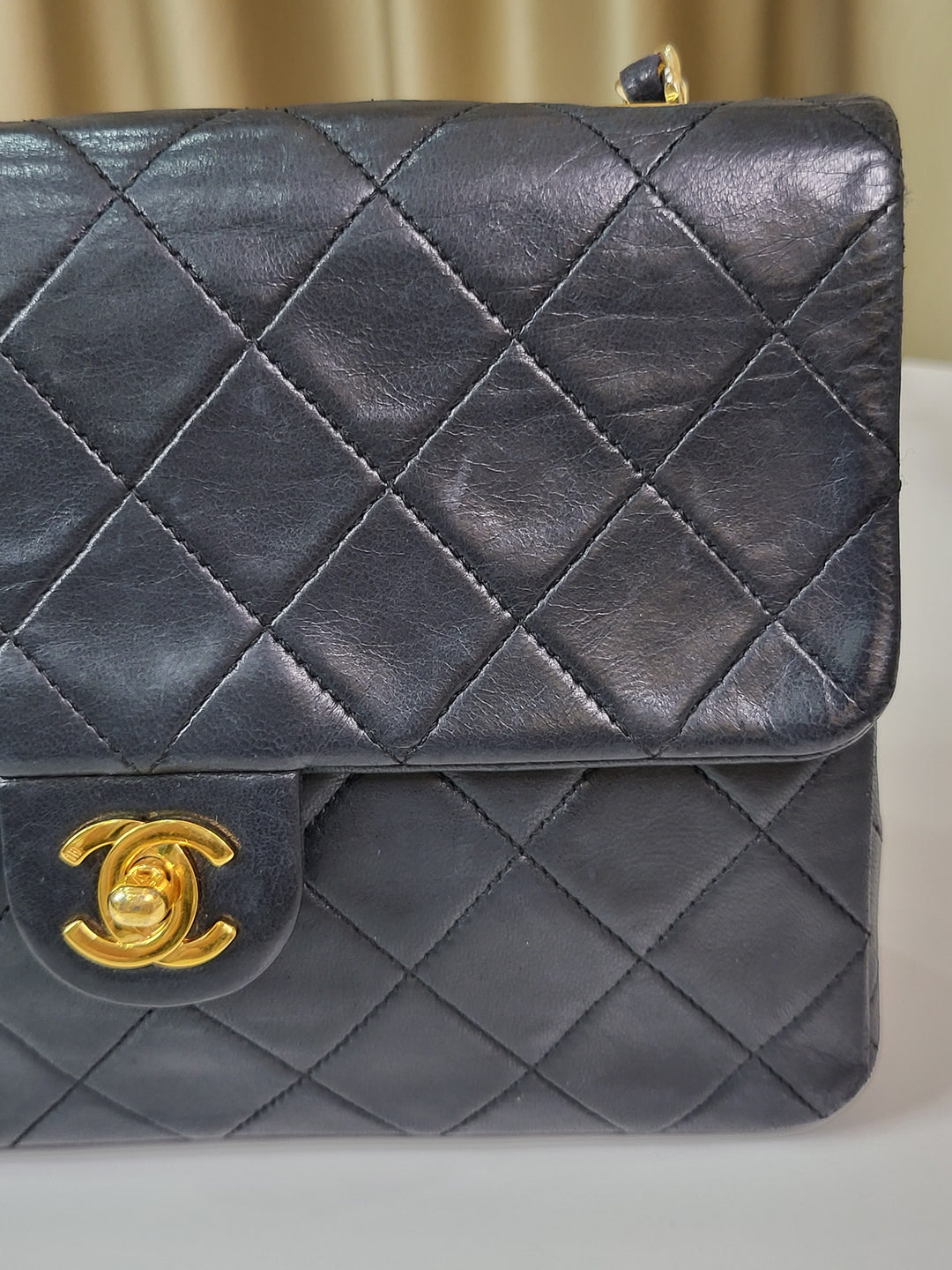 Chanel Lambskin Vintage Square Flap Small