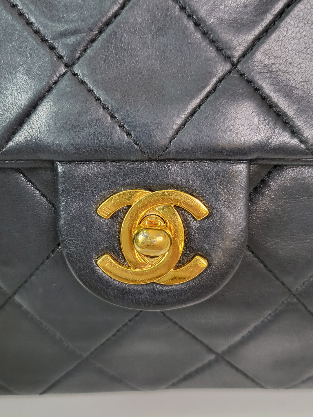 Chanel Lambskin Vintage Square Flap Small