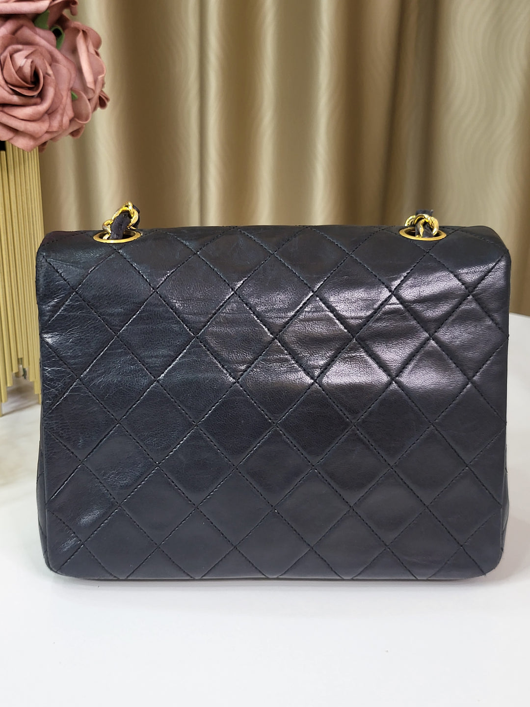 Chanel Lambskin Vintage Square Flap Small