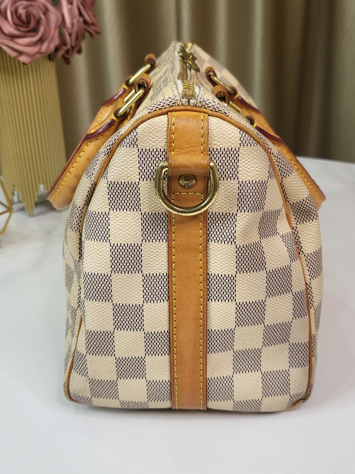 Louis Vuitton Damier Azur Speedy 25 Bandouliere