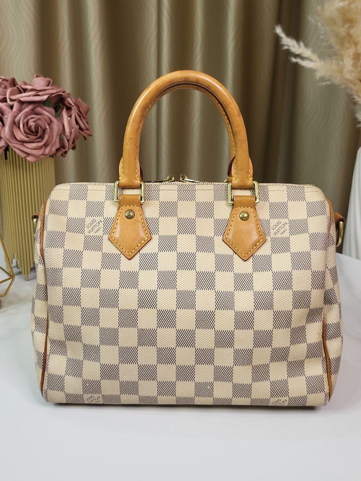 Louis Vuitton Damier Azur Speedy 25 Bandouliere