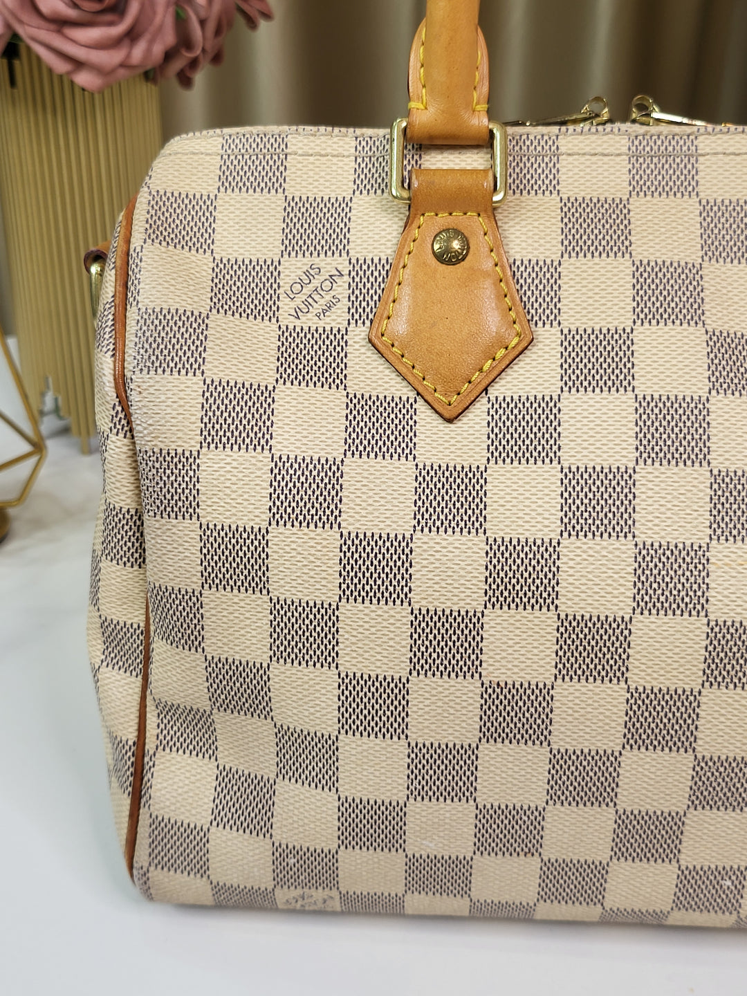 Louis Vuitton Damier Azur Speedy 25 Bandouliere