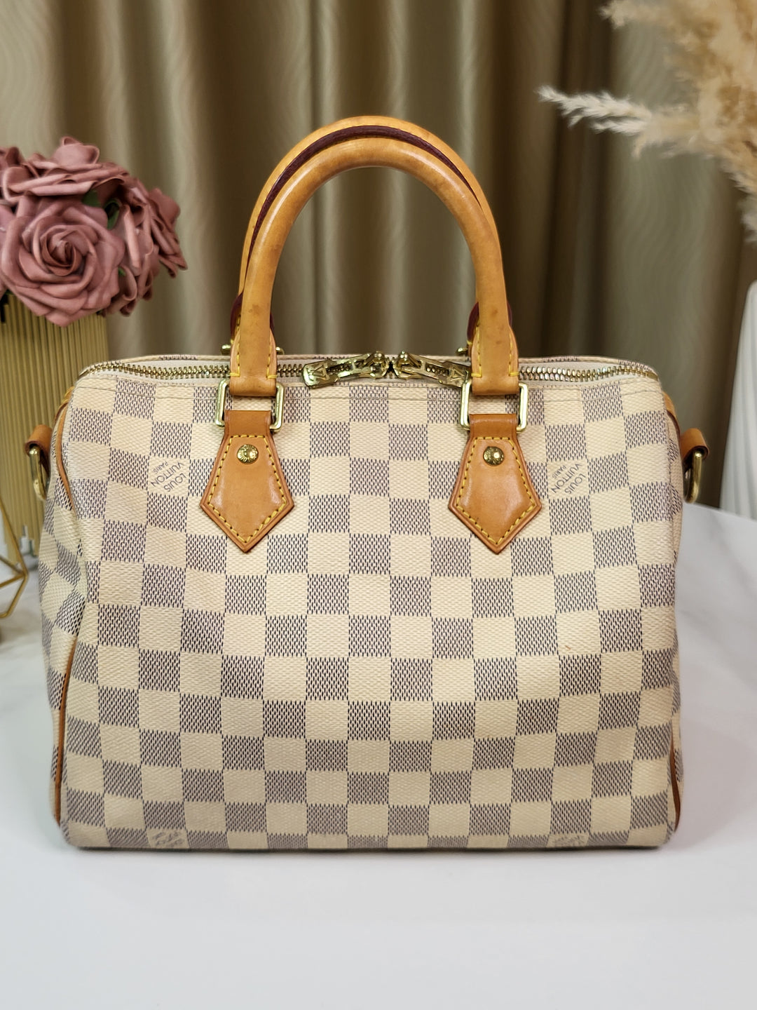 Louis Vuitton Damier Azur Speedy 25 Bandouliere