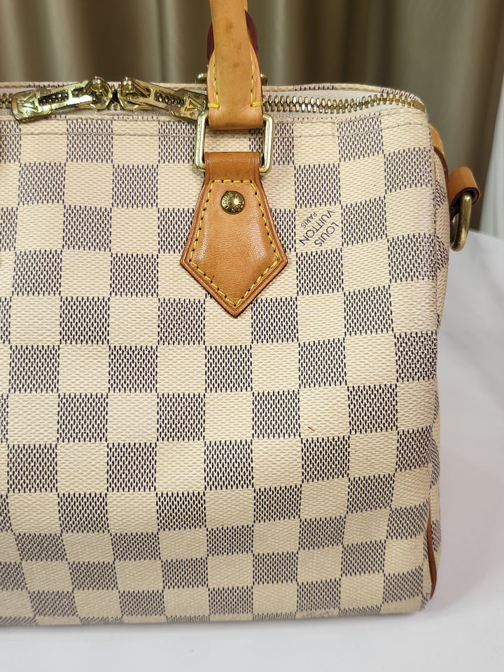 Louis Vuitton Damier Azur Speedy 25 Bandouliere