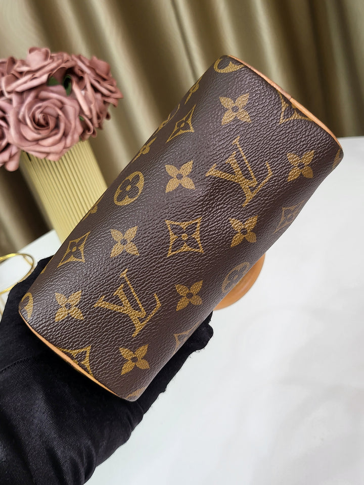 Louis Vuitton Monogram Speedy Nano Bandouliere