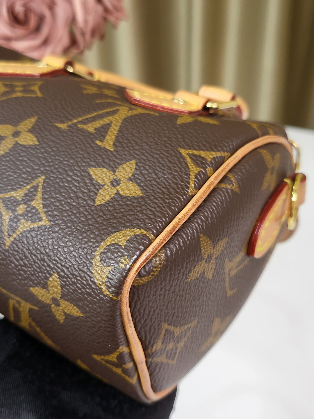 Louis Vuitton Monogram Speedy Nano Bandouliere