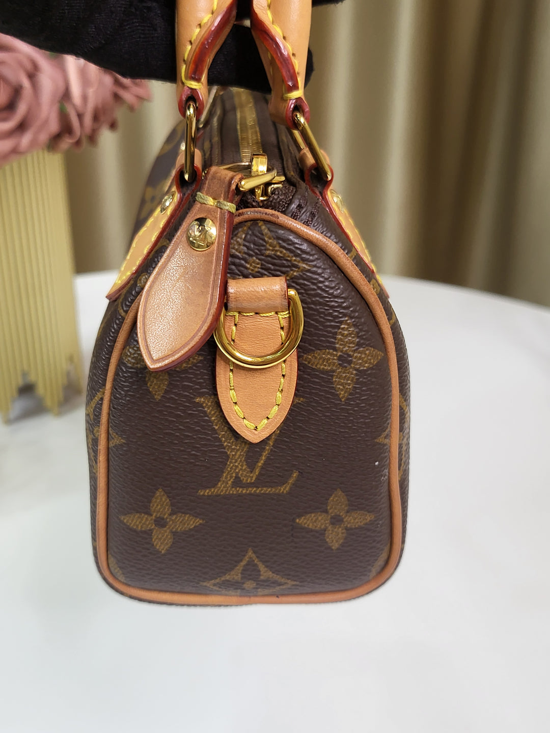 Louis Vuitton Monogram Speedy Nano Bandouliere