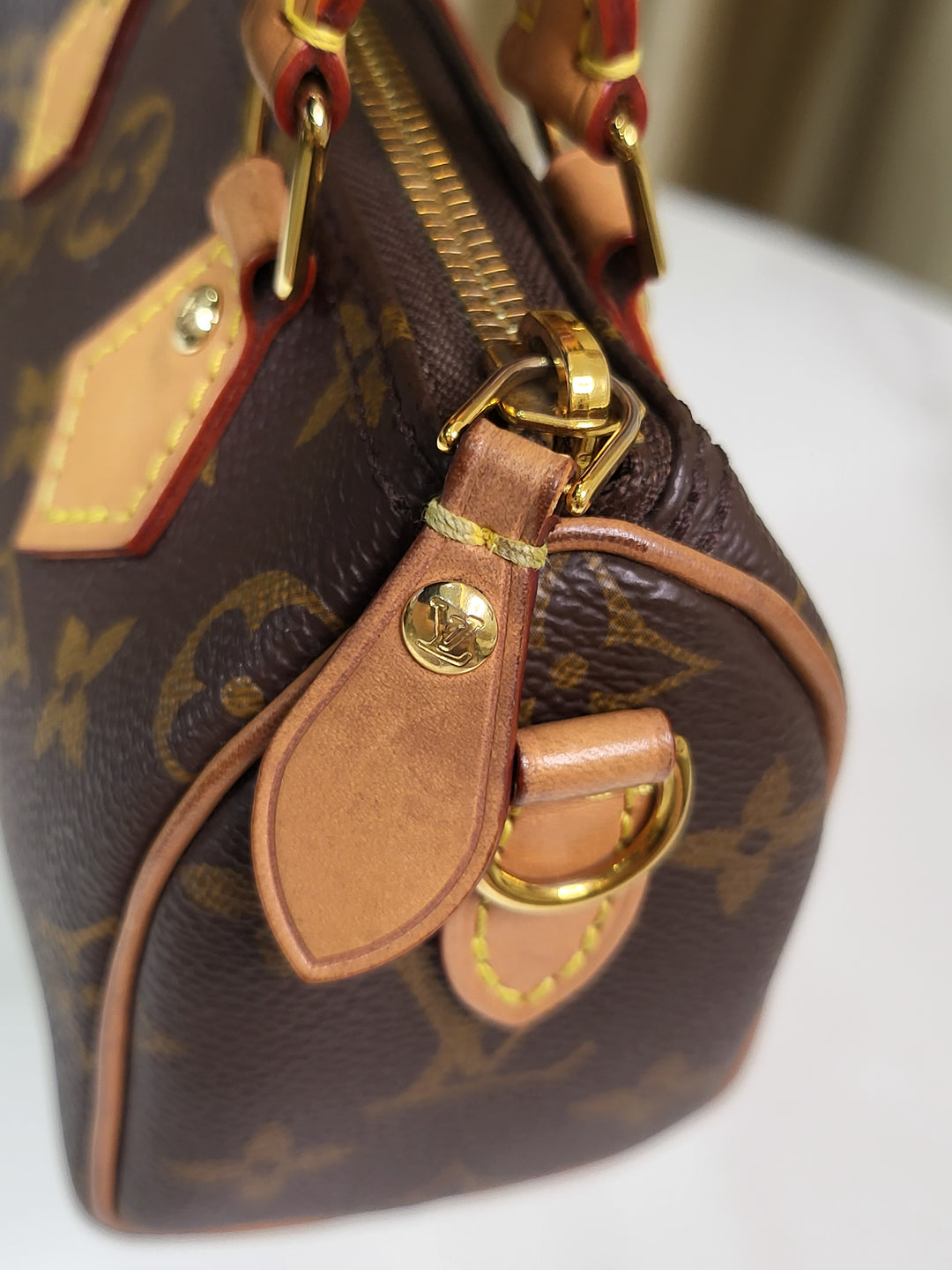 Louis Vuitton Monogram Speedy Nano Bandouliere