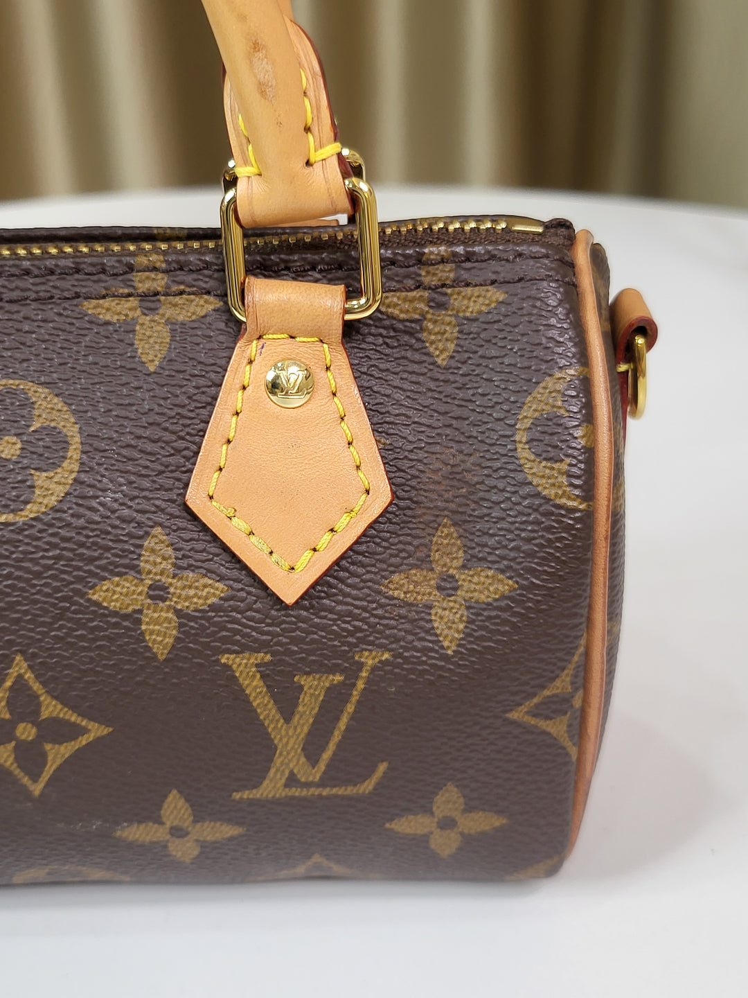 Louis Vuitton Monogram Speedy Nano Bandouliere