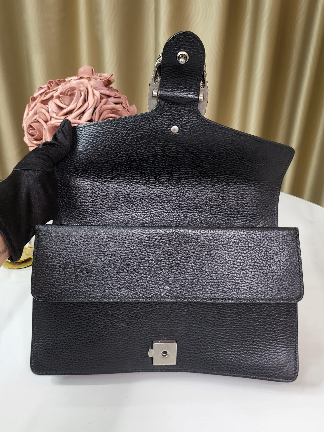 Gucci Leather Dionysus Shoulder Bag