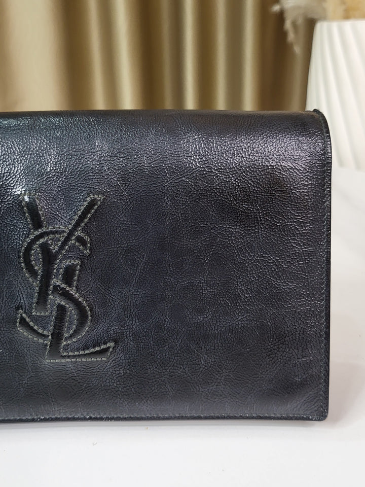 Saint Laurent Calfskin Clutch Chain Bag