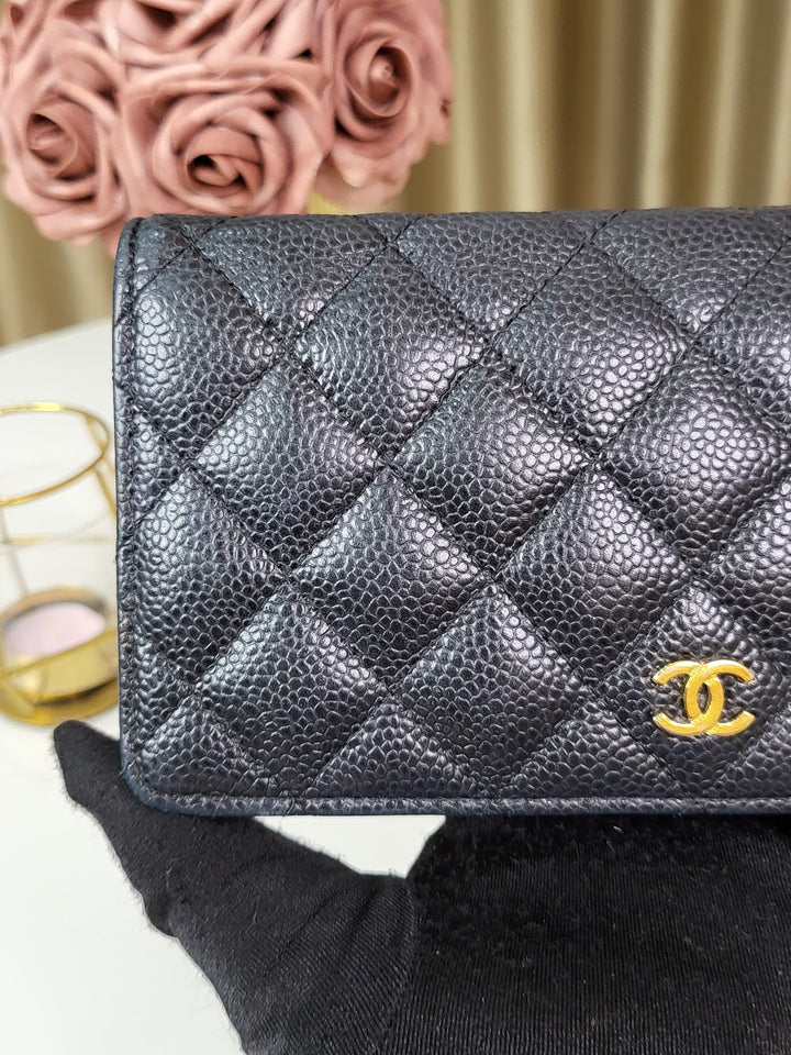 Chanel Caviar Long Wallet