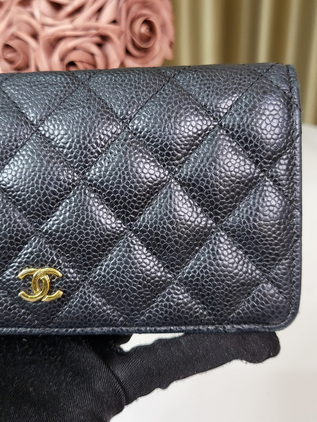 Chanel Caviar Long Wallet