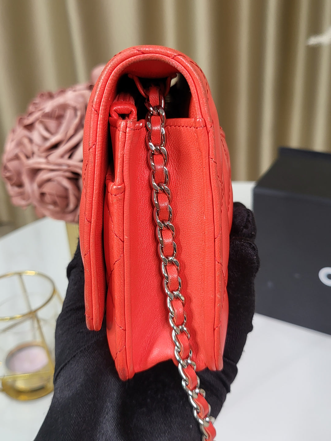 Chanel Lambskin Wallet On Chain