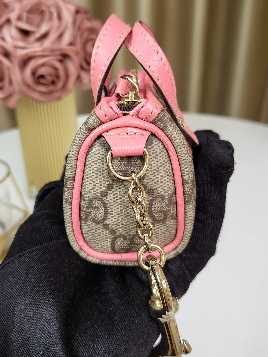 Gucci Boston Coin Purse / Key Charm