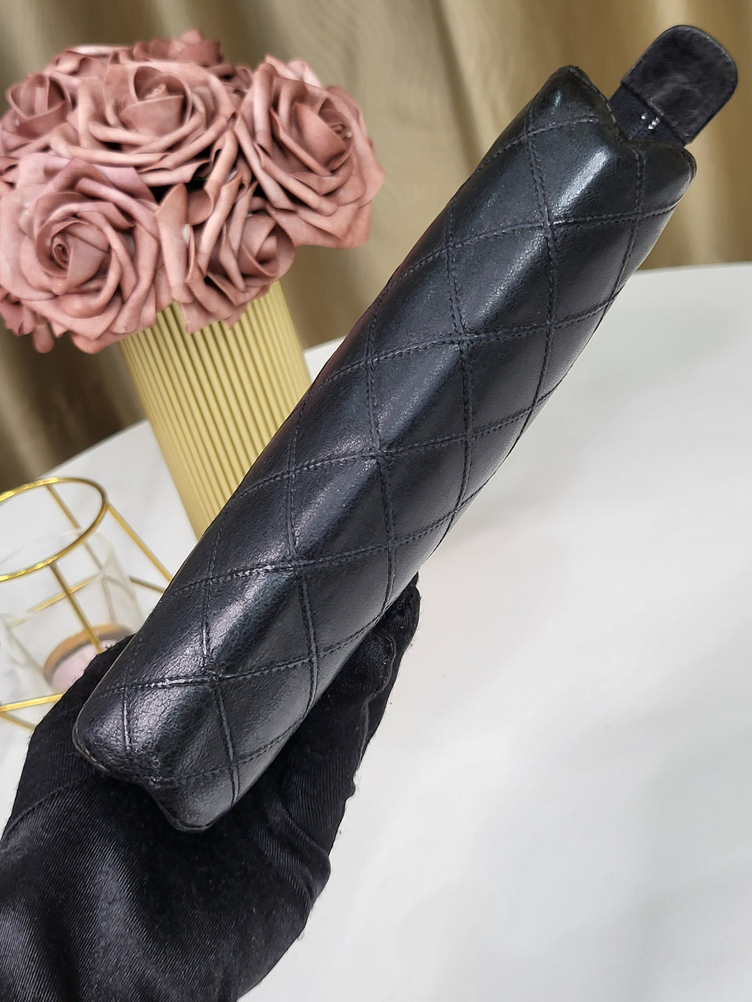 Chanel Lambskin Vintage Cosmetic Pouch