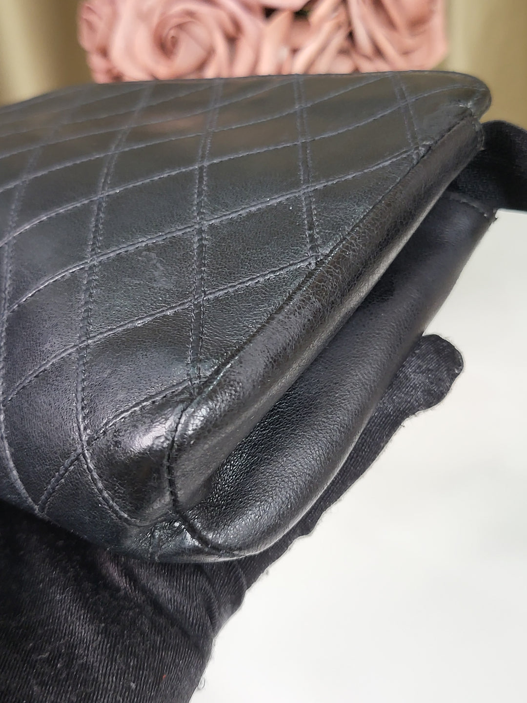 Chanel Lambskin Vintage Cosmetic Pouch