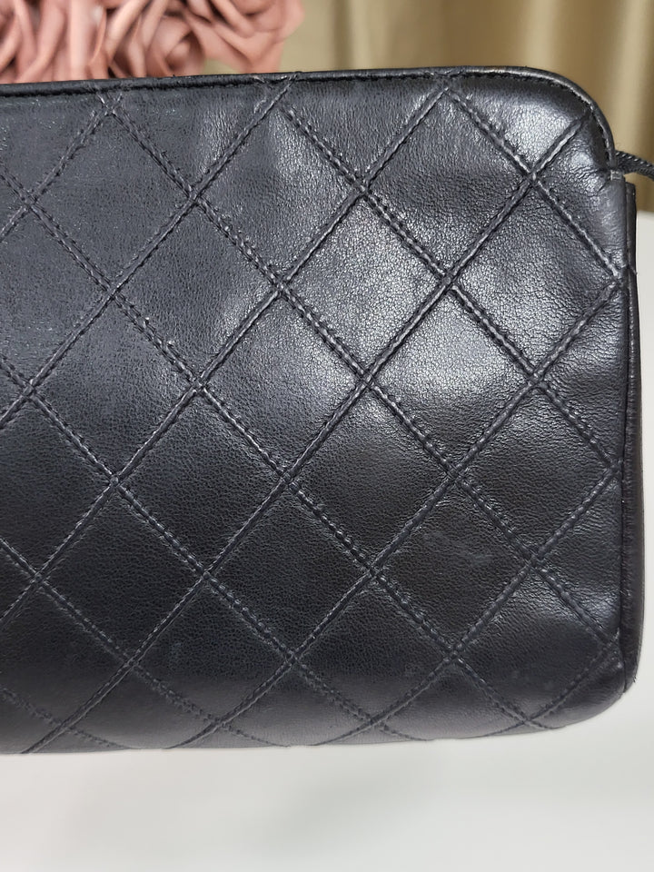 Chanel Lambskin Vintage Cosmetic Pouch
