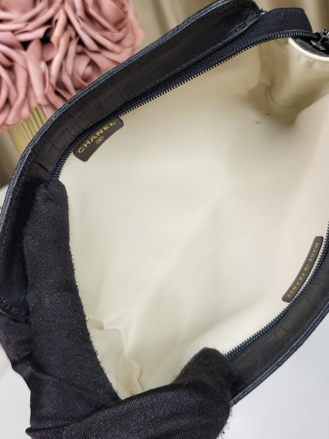 Chanel Lambskin Vintage Cosmetic Pouch