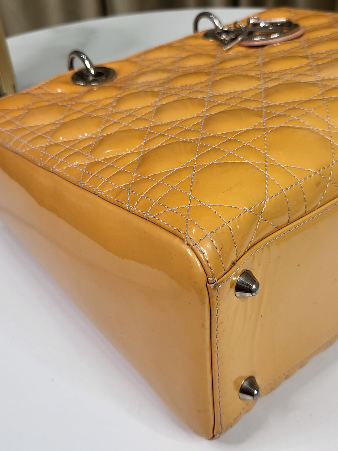 Christian Dior Patent Lady Dior Large