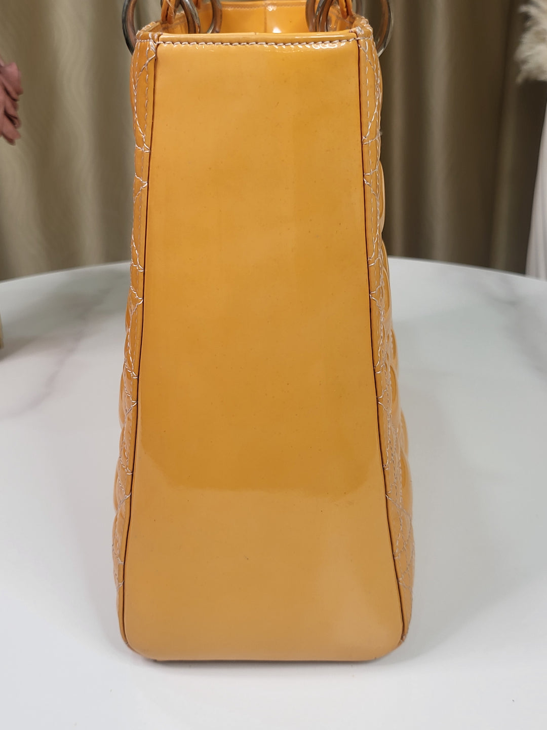 Christian Dior Patent Lady Dior Large