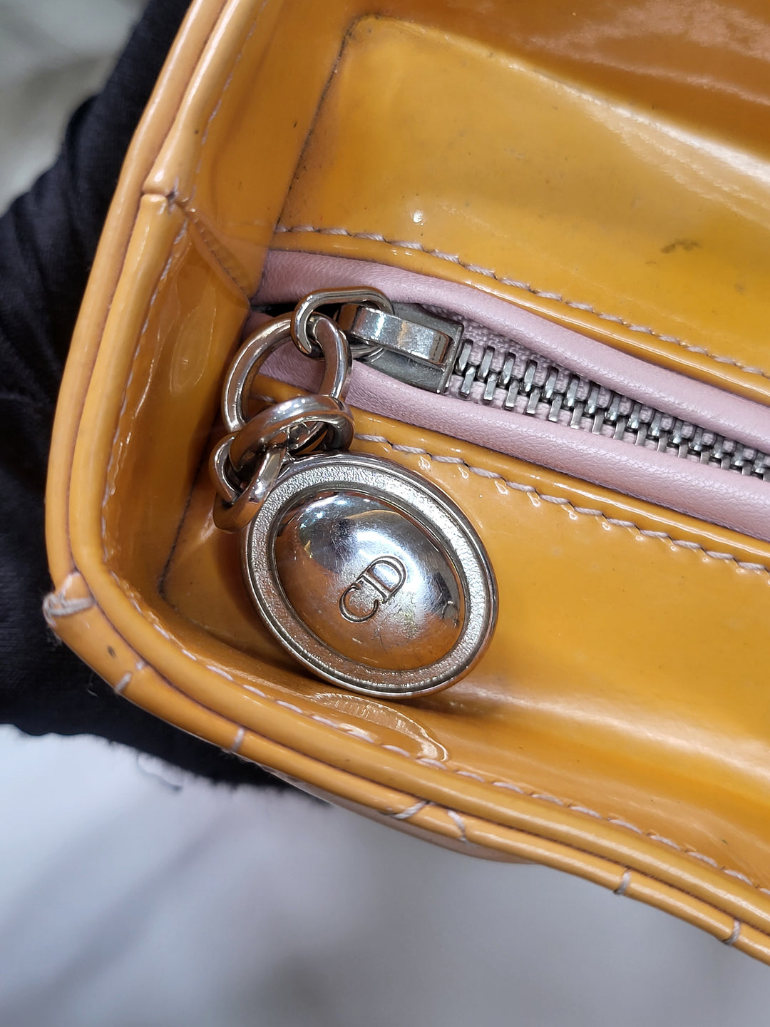 Christian Dior Patent Lady Dior Large