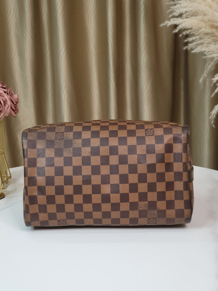 Louis Vuitton Damier Ebene Speedy 30 Bandouliere