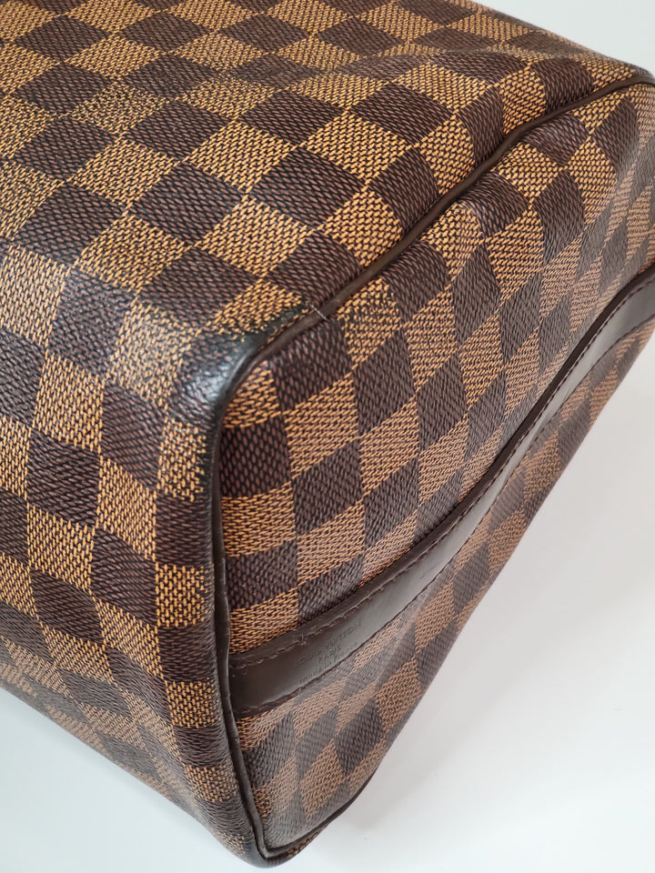 Louis Vuitton Damier Ebene Speedy 30 Bandouliere