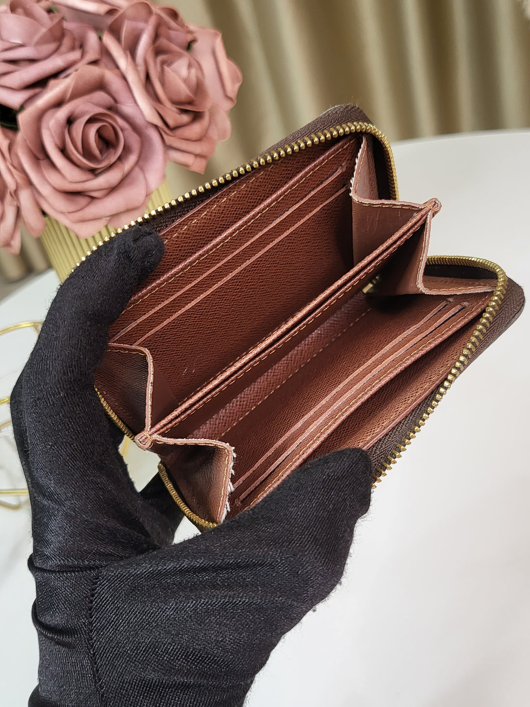 Louis Vuitton Monogram Zippy Coin Wallet