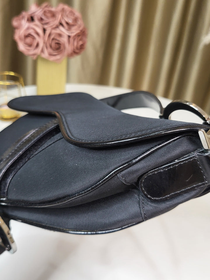 Christian Dior Nylon Saddle Bag
