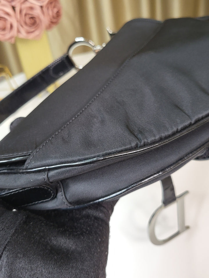 Christian Dior Nylon Saddle Bag