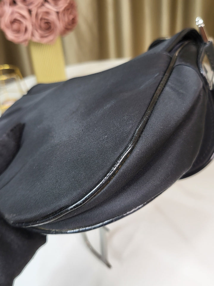 Christian Dior Nylon Saddle Bag