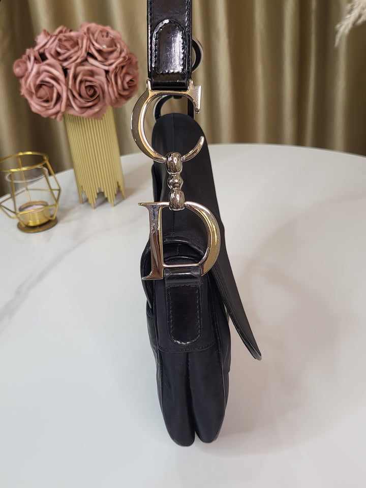 Christian Dior Nylon Saddle Bag