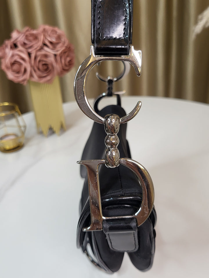 Christian Dior Nylon Saddle Bag
