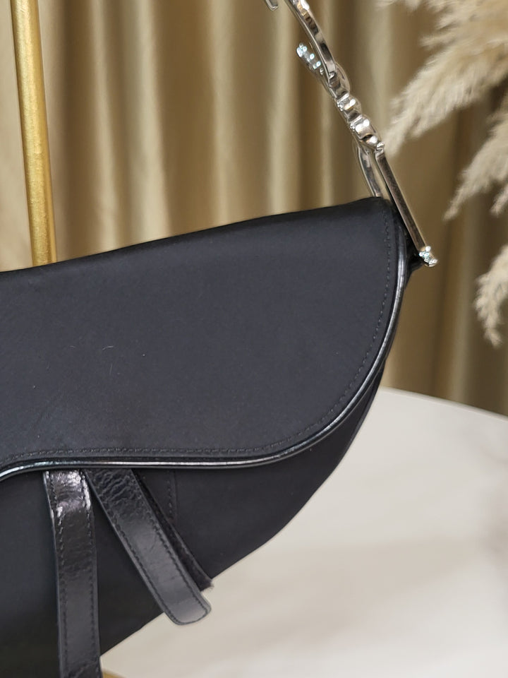 Christian Dior Nylon Saddle Bag