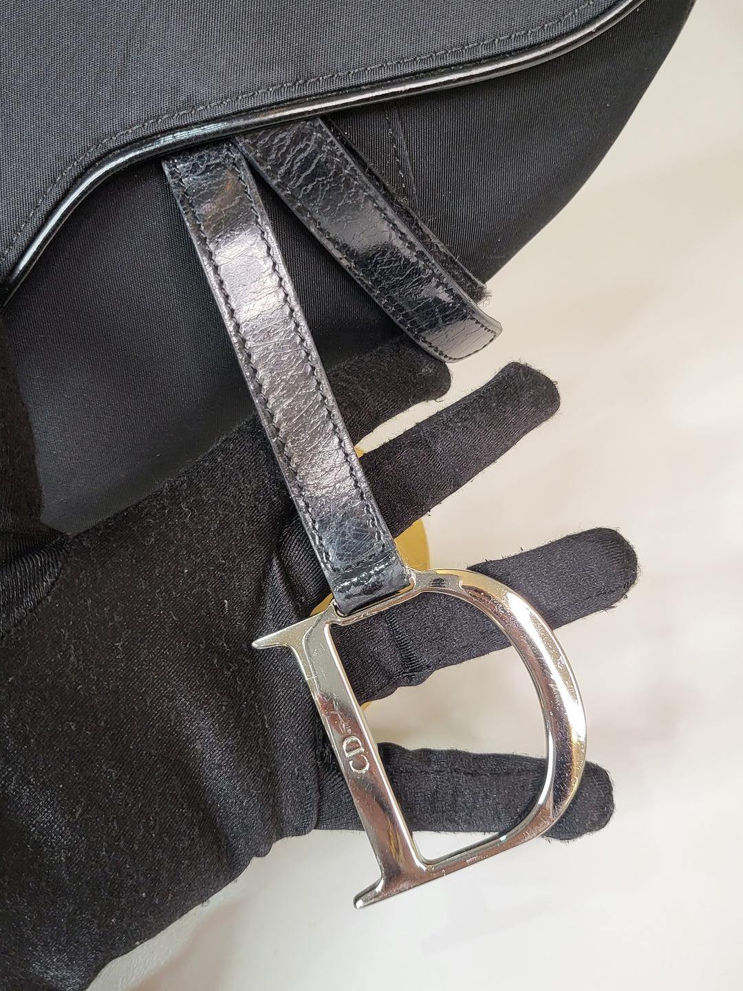 Christian Dior Nylon Saddle Bag