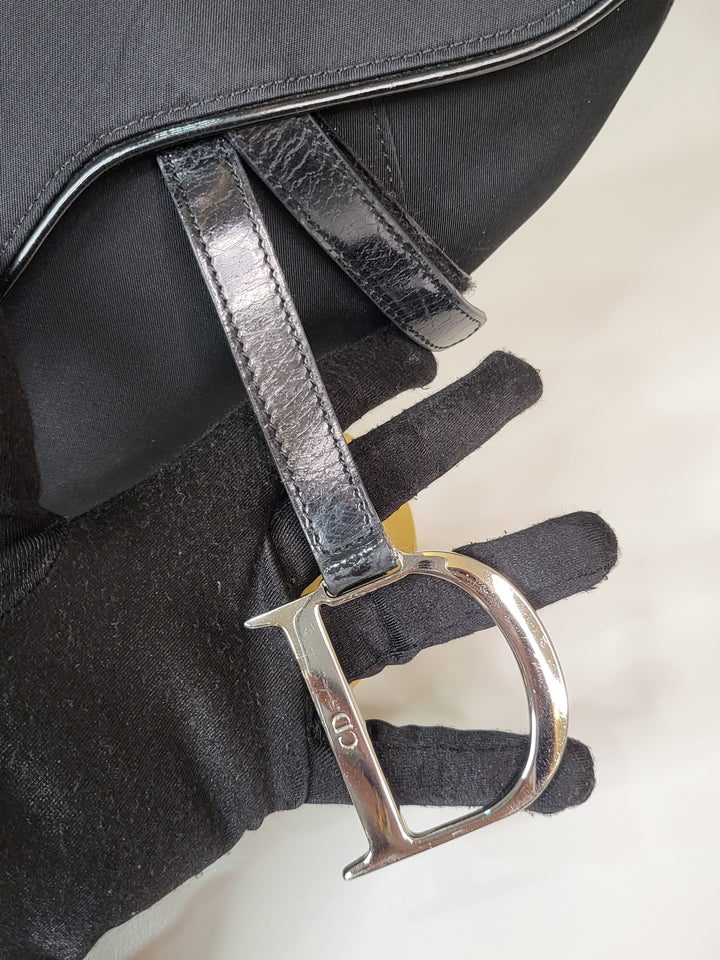 Christian Dior Nylon Saddle Bag
