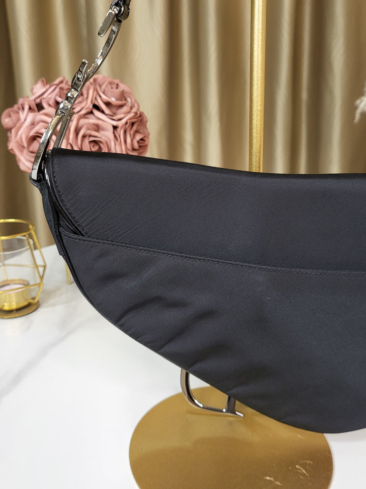 Christian Dior Nylon Saddle Bag