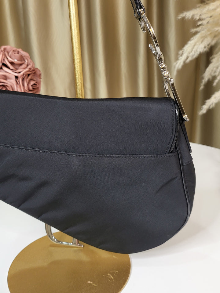 Christian Dior Nylon Saddle Bag