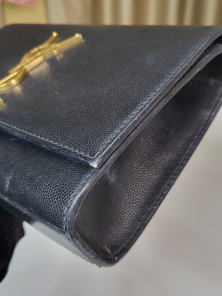 Saint Laurent Grained Kate Small Bag