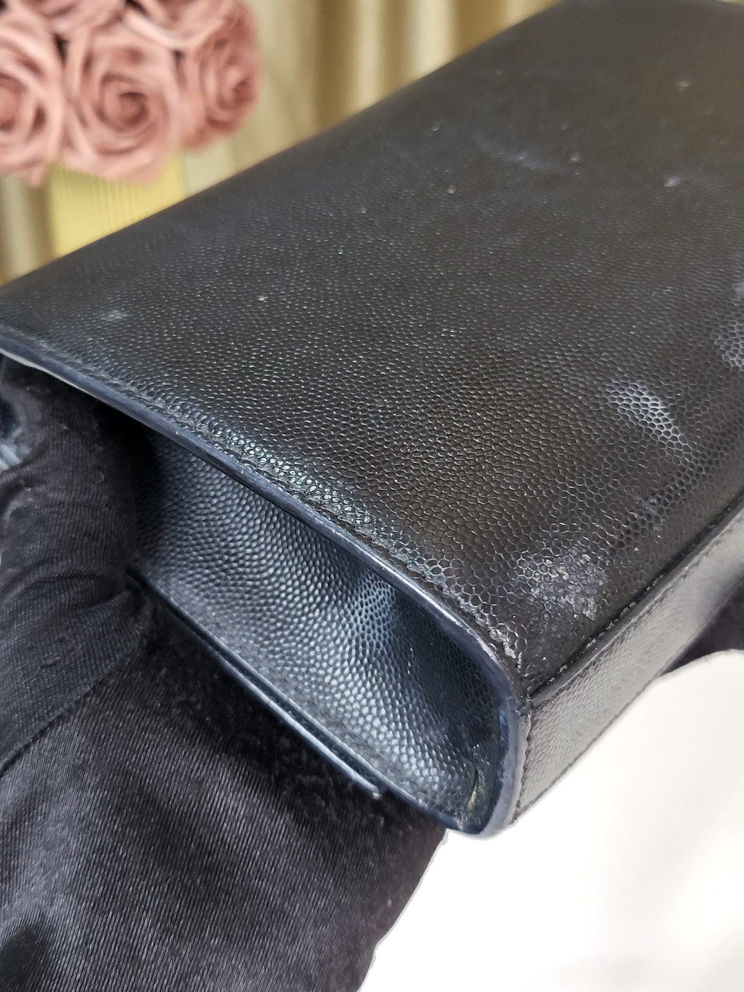 Saint Laurent Grained Kate Small Bag