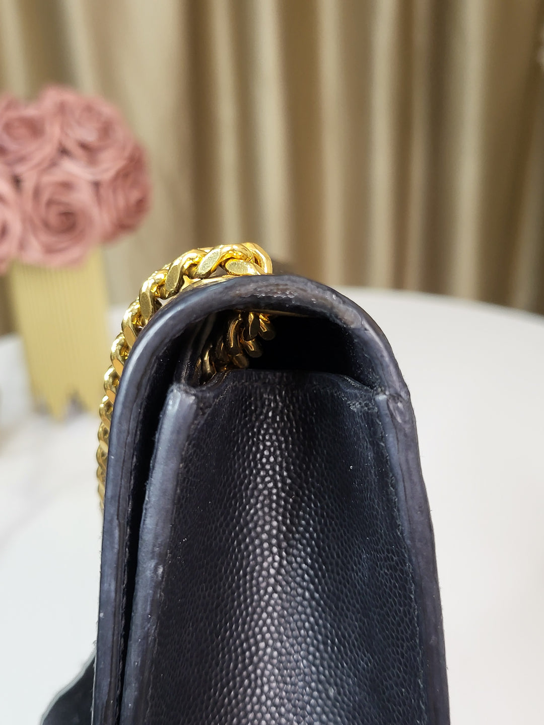 Saint Laurent Grained Kate Small Bag