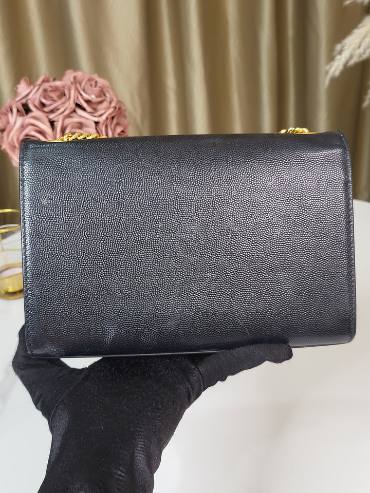 Saint Laurent Grained Kate Small Bag